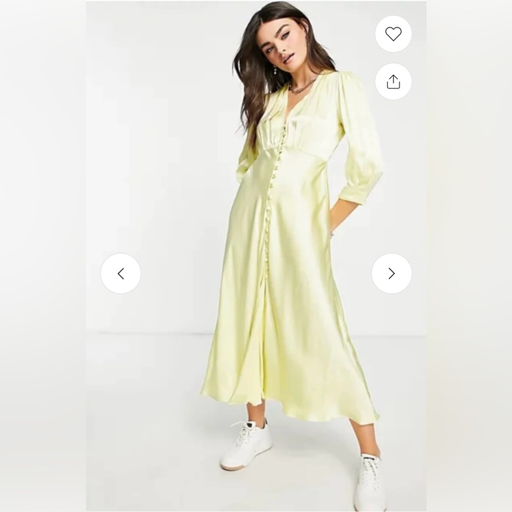 Satin Midi Dress